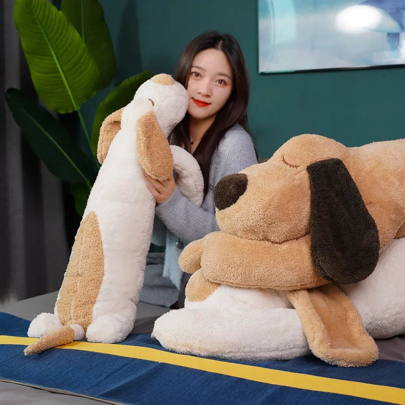 Giant Soft Dog Plush Toys Long Pillow High Quality Stuffed Animal Baby Appease Doll Home Decor Sofa Cushion Children Girl Gift