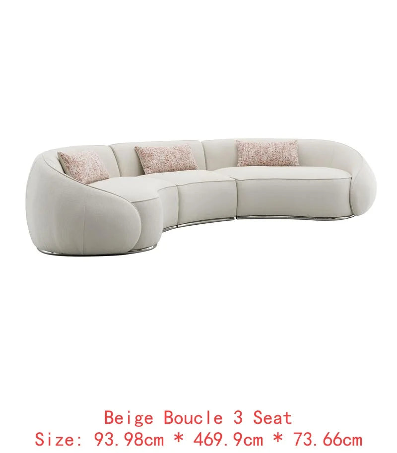 Sahara Sectional Sofa with 4 Cushions - Modern Design, Comfortable Seating for Living Room, Versatile Configuration