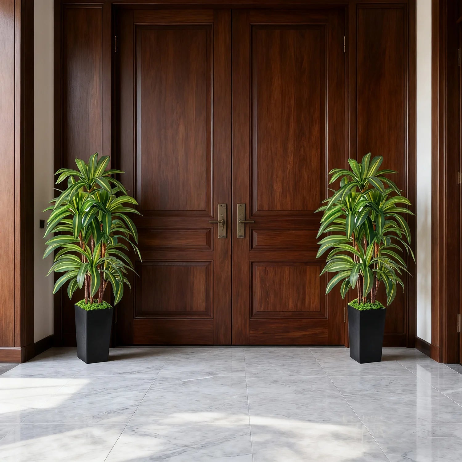 5 feet artificial Brazilian tree with potted artificial tree with artificial plant greening fake tree suitable for home use