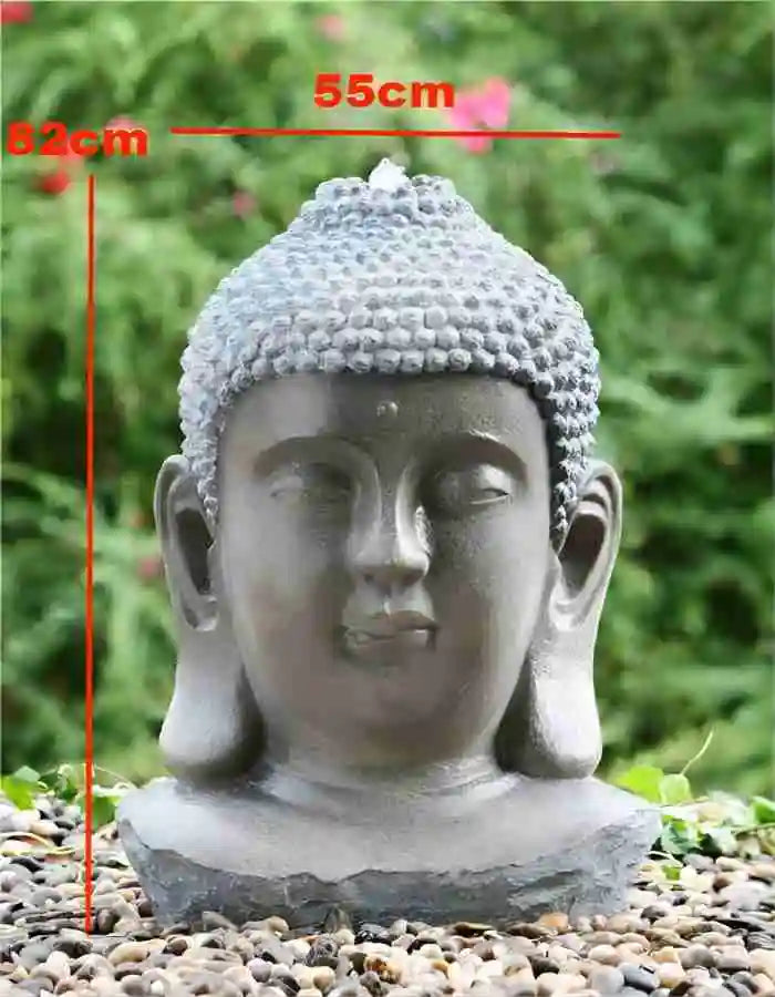 Waterfall Buddha Spring Indoor Water Waterfall Fountain Statue Sculpture Garden Resin Decoration
