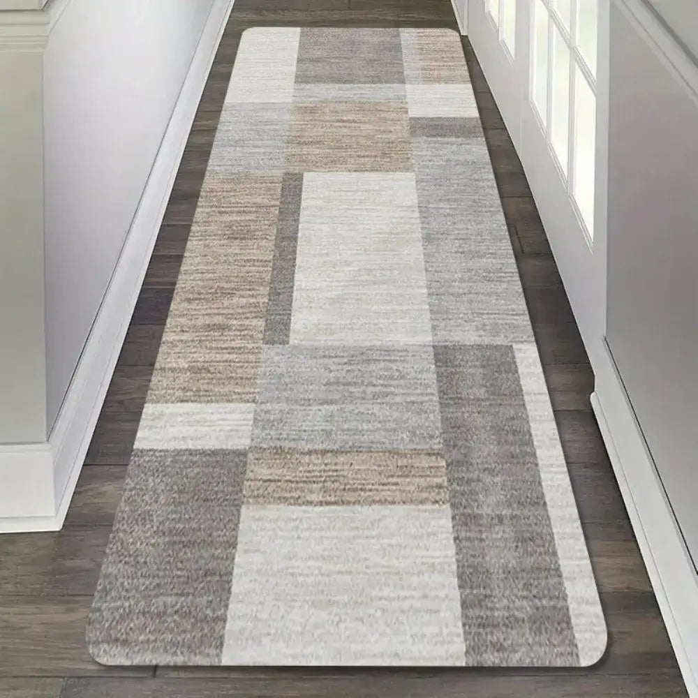 VIKAMA Machine Washable Hallway Runner Rug Easy Clean Non Shedding Bedroom Living Room Dining Room Kitchen Patio Home Decor