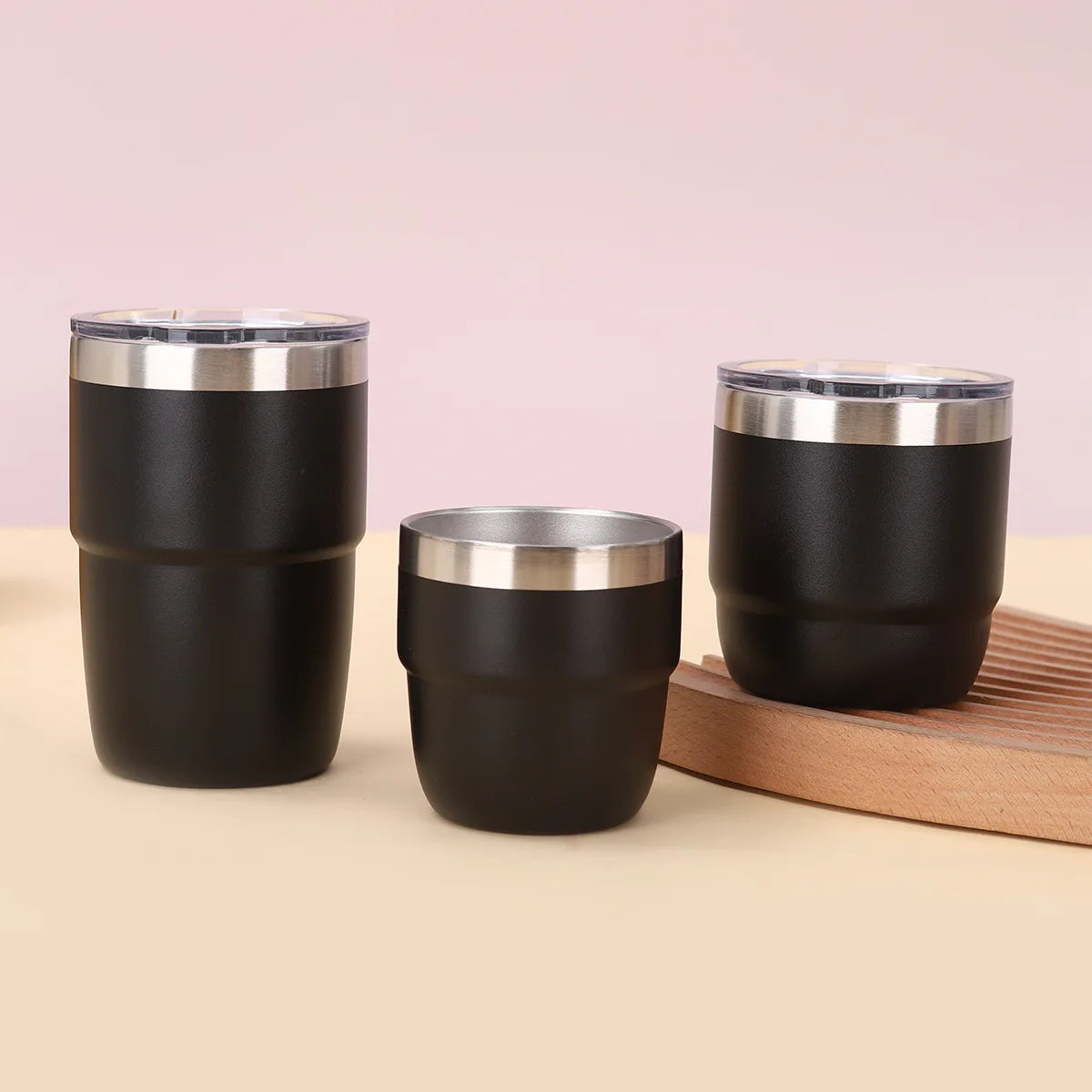 Creative Double-Wall Coffee Cup – 6oz / 8oz Vacuum Flask Tea Cup