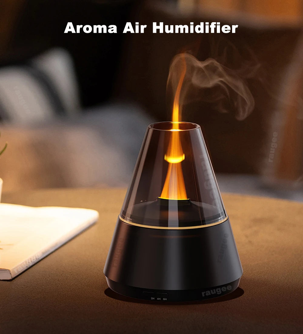 Air Humidifier USB Mini Aroma Essential Oil Diffuser Home Mute Automatic Mist Maker Fragrance Diffuser with Colorful Night Light