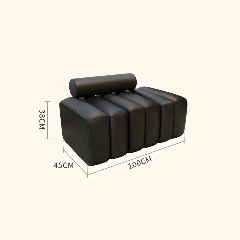 Modern Nordic Shoe Changing Stool – Light Luxury Porch & Living Room Bench