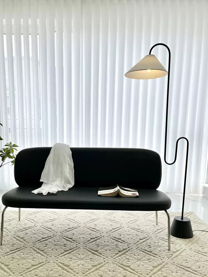 Middle Century Floor Lamp Unique Led Living Room Corner Lamp For Villa Bedroom Bedside Home Decor Simple Safa Side Reading Light
