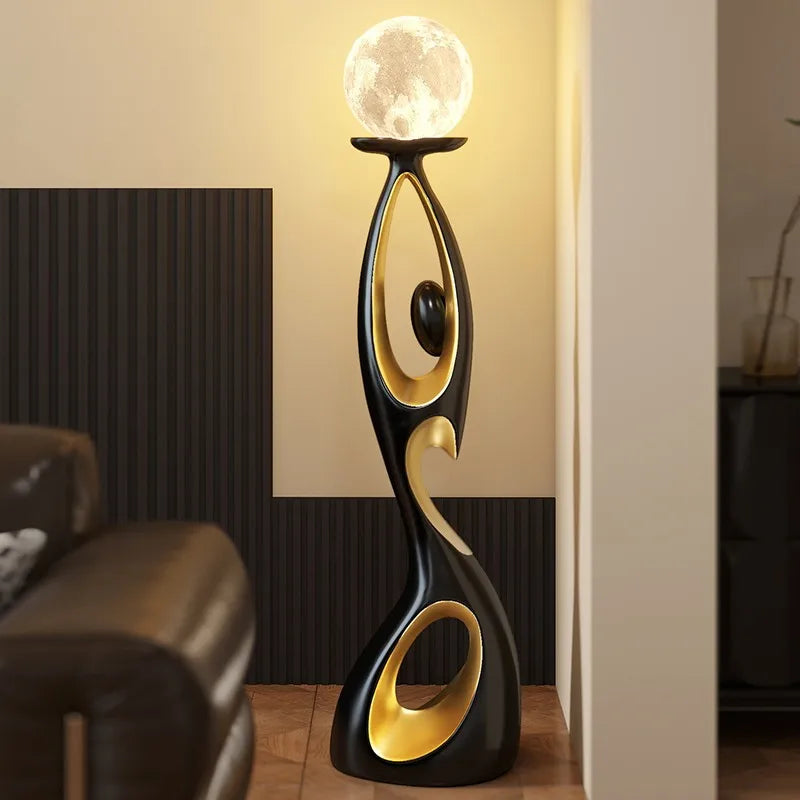 Luxury-simplified floor lamp, living room lamp, bedroom lamp, villa study floor lamp