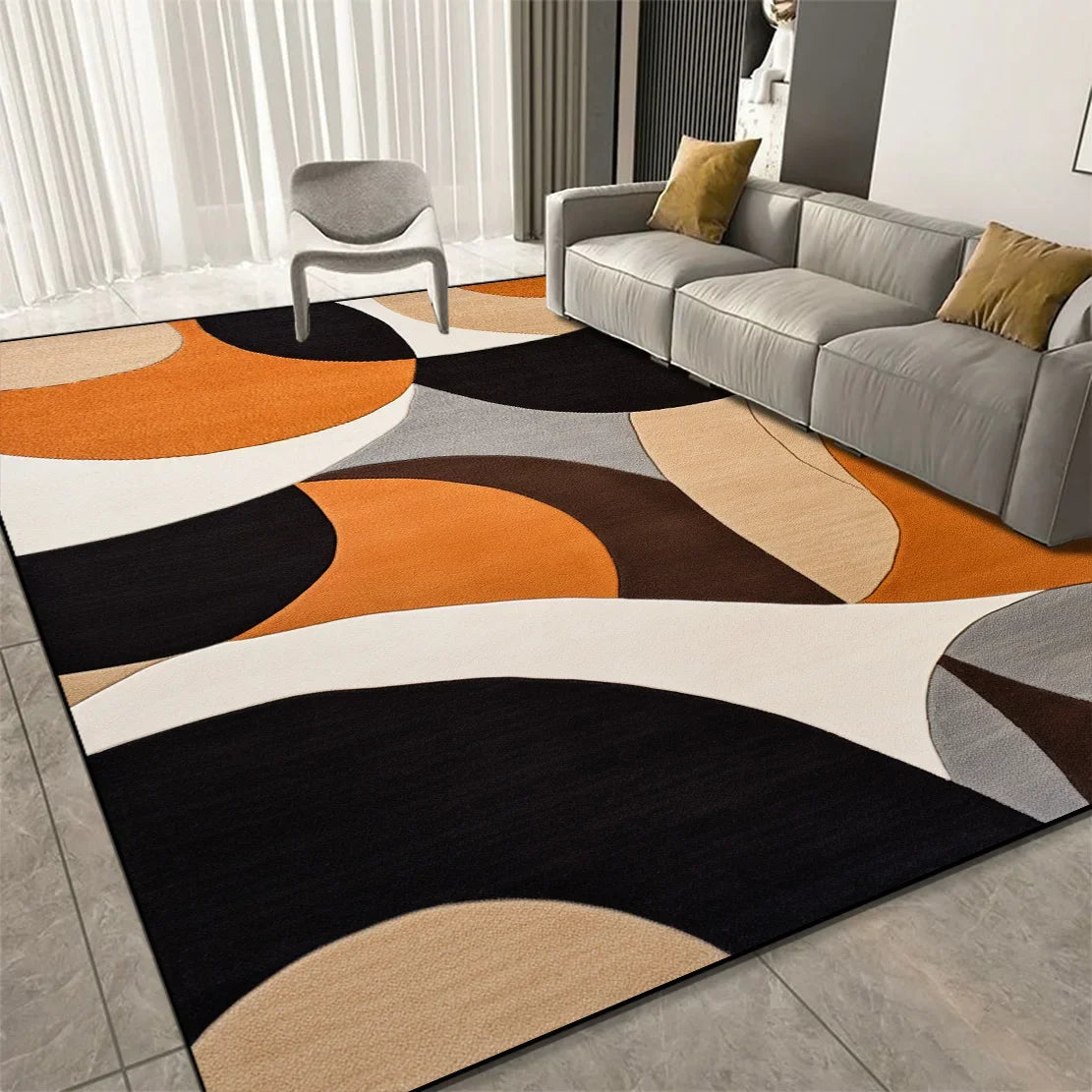 Luxury Geometric Carpets for Living Room Decoration Sofa Large Area Home Rugs for Bedroom Soft Non-slip Mat for Children Коврик