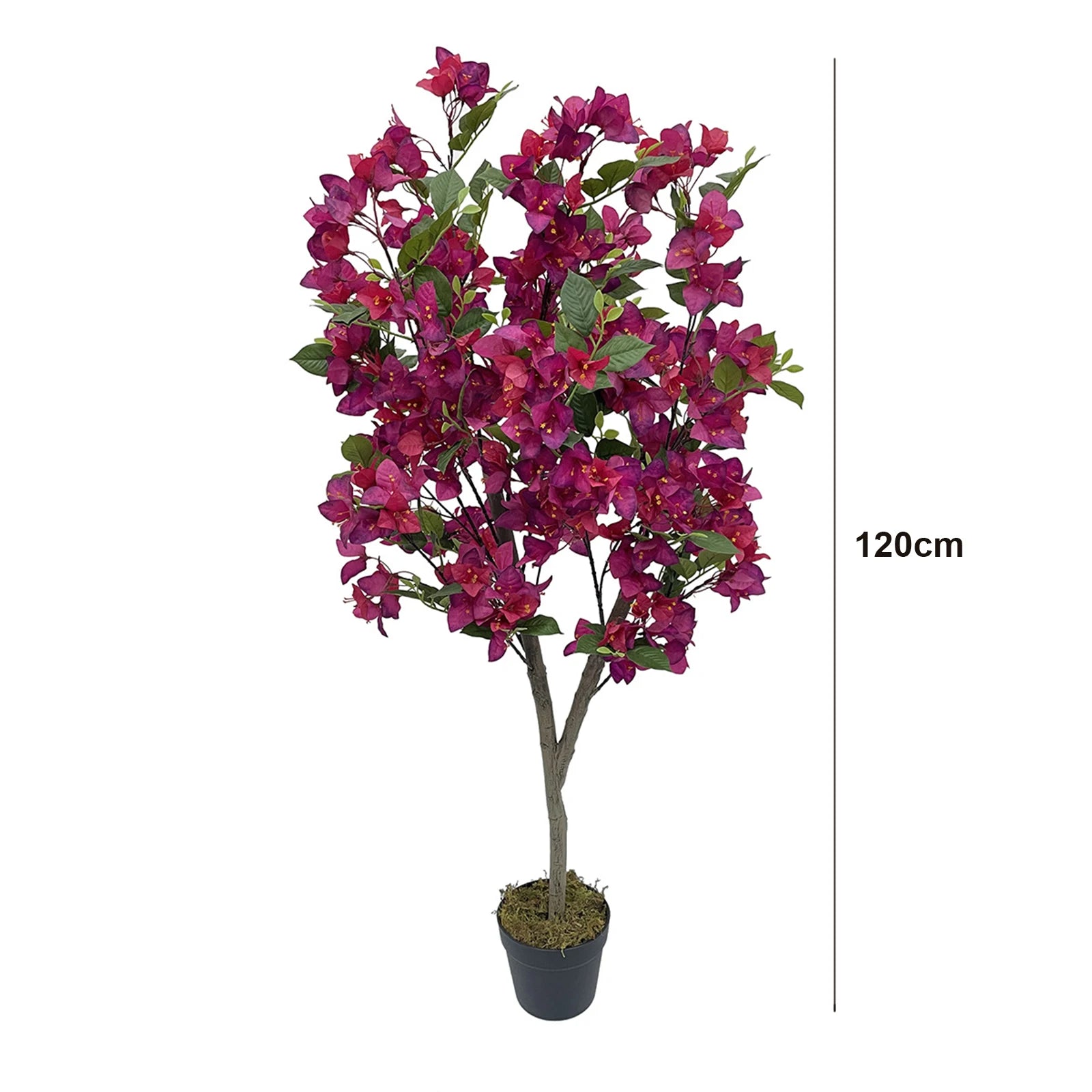3.94FT Artificial Bougainvillea Tree With Branches Artificial Tree for Photography Studio Home Office Decoration