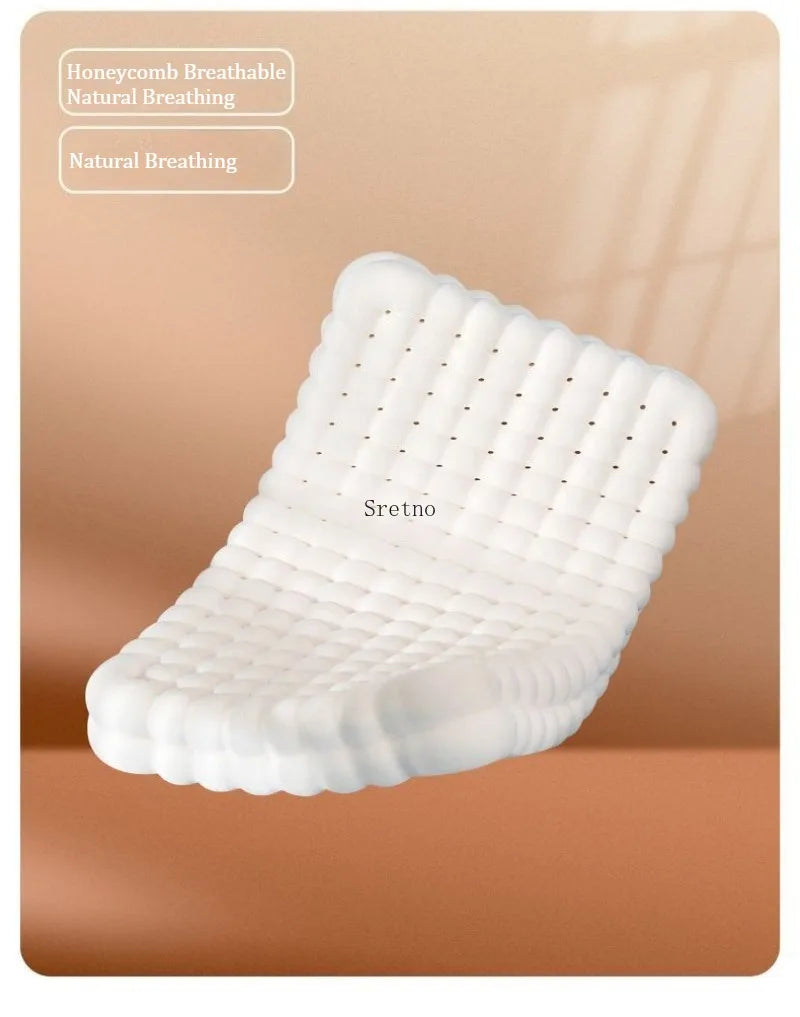 SRETNO Natural Latex Neck Pillow 2026 New Bubble Pillow for Home Use, Cervical Protection Sleep Aid for Adult Rubber Pillow Core
