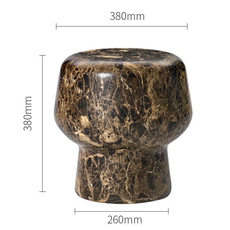 Luxury marble texture coffee tables fashionable green marble effect side table for living room modern