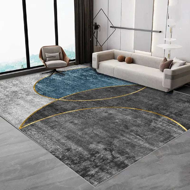 VIKAMA Fluffy Soft Bedroom Carpet Non-Slip Luxurious Rugs Easy to Clean Modern Style Durable Living Room Rugs for Corridor Sofa