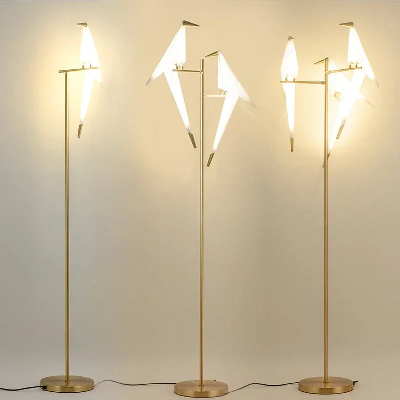 2025 Creative Led Bird Floor Lamps Nordic Designer Standing Lamp for Living Room Bedroom Study Decoration Rotatable Stand Lighti