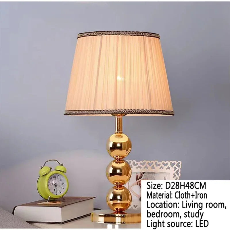 RONIN Nordic Modern Table Lamp Luxurious Living Room Bedroom Study LED Originality Bedside Desk Light