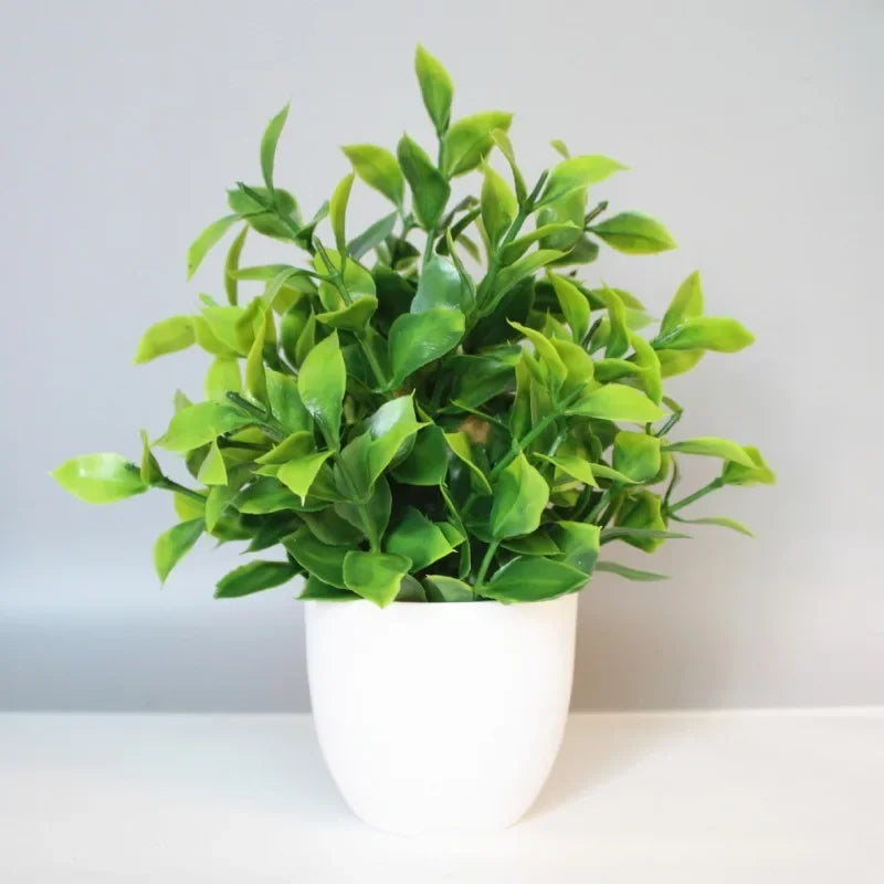 Wholesale Artificial Plant Potted Plants Fake Green Plants Indoor and Outdoor Decorations Plastic Bonsai Home Decorations