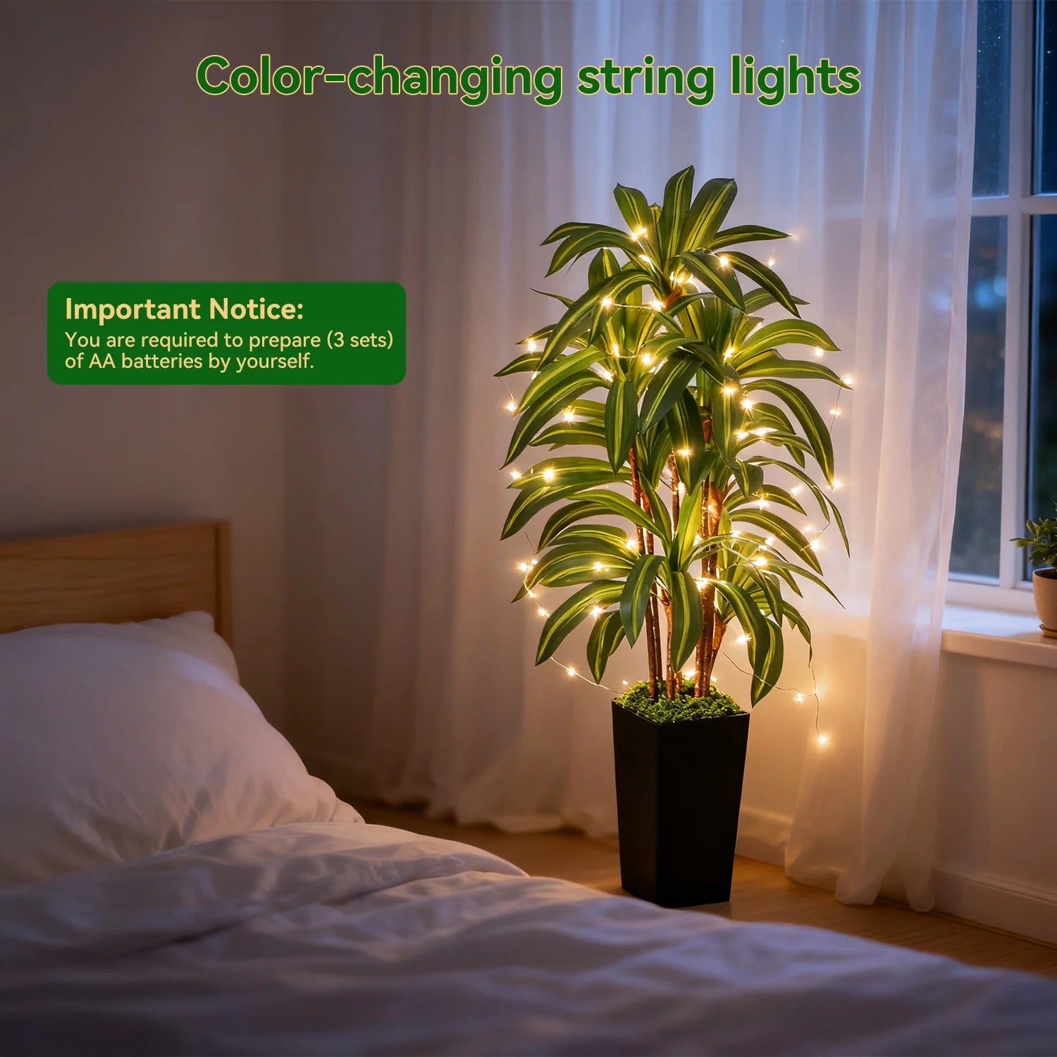 5 feet artificial Brazilian tree with potted artificial tree with artificial plant greening fake tree suitable for home use