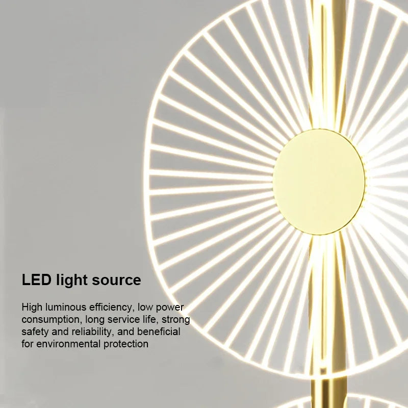 SAMAN Nordic Floor Lamp Modern Art Family Iiving Room Bedroom Creativity LED  Decorative Standing Light