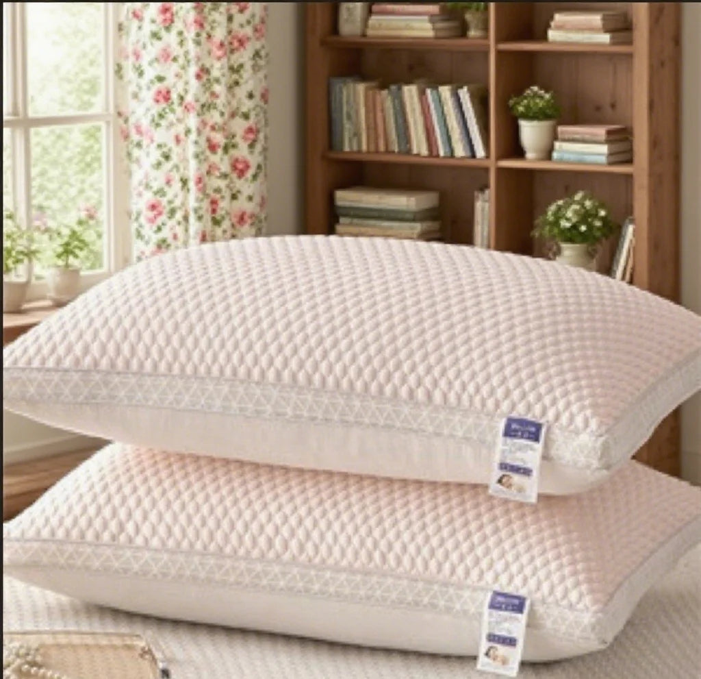 A pillow that can flexibly fit the curves of the neck and head in different sleeping positions to provide head support