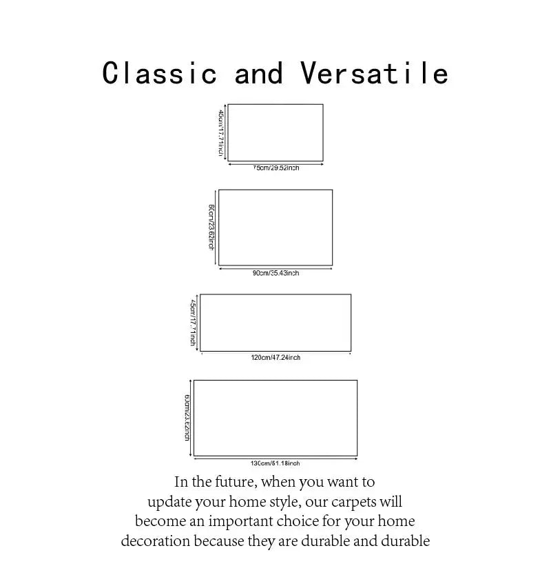 Woven Carpet Floor Mat – Black & Yellow Exotic Print with Tassels