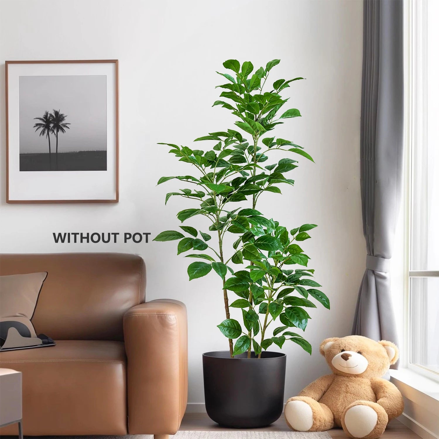 Artificial Green Tree – Realistic Touch Indoor & Outdoor Décor (105–240 cm)
