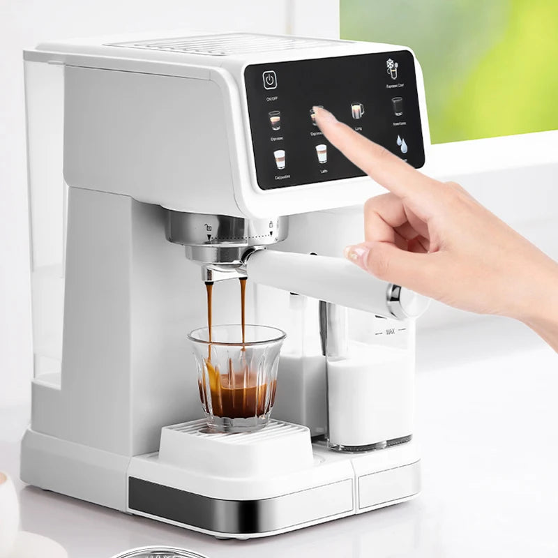 Italian High-Pressure Espresso Machine – Automatic Milk Frothing with Intelligent Color Screen
