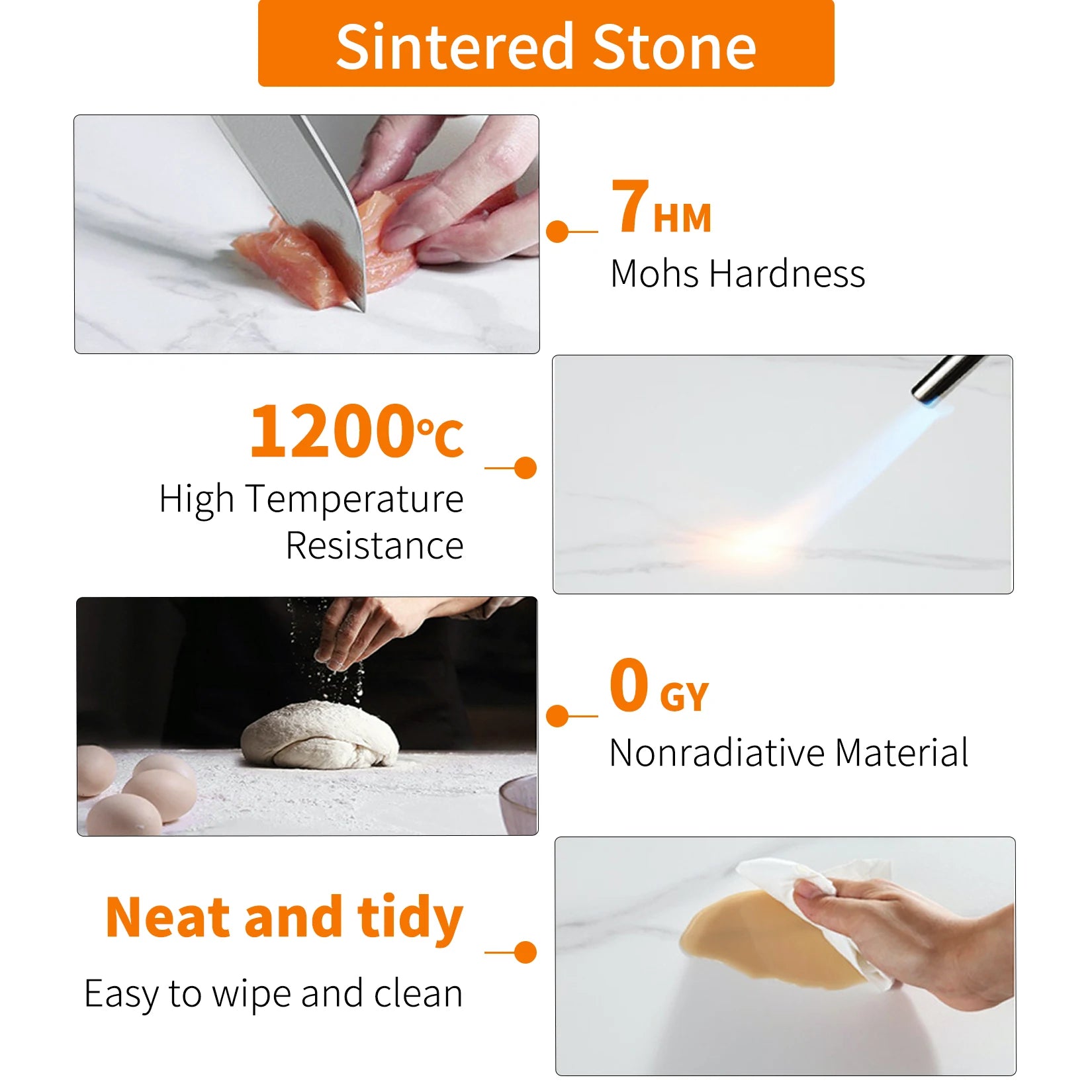 2 Tier Marble Effect Coffee Table Large Sofa Side End Table Golden Metal Frame