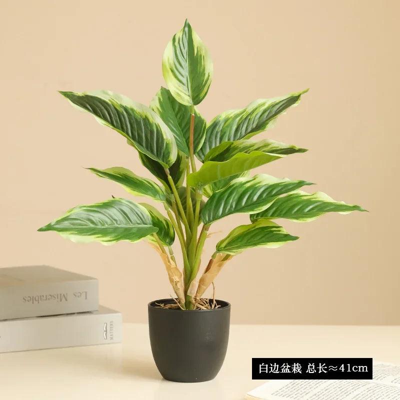 High-end Latex Artificial Potted Plant Green Ivy for Home Room Decoration Fake Plants Bonsai Wedding Party Event Garden Decor