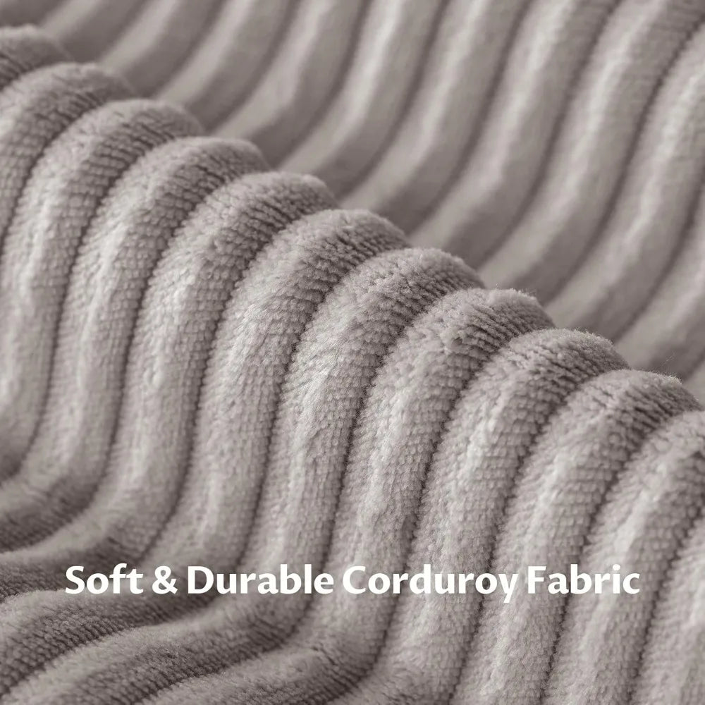 88" Cloud Sectional Couch, Modern Modular Sofa with Deep Seat, Comfy Compressed Loveseat, Corduroy Couches for Living Room