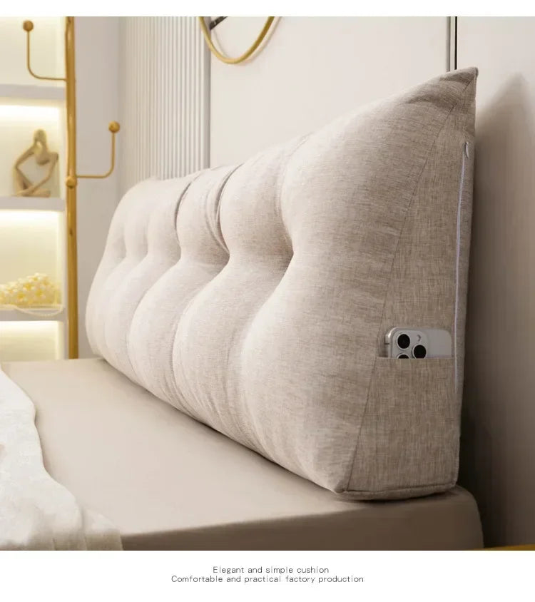 Headboard Pillow Triangle Cushion Backrest Pain Relief Sofa Waist Cushion Wedge Sleeping Pillow for Decorative Pillows for Bed