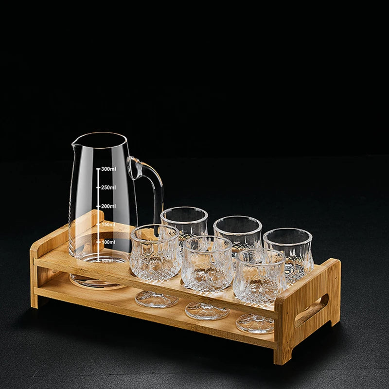 Wine Glasses Set of 6 Diamond Painting Glass Cups European Style Creative Wedding Gifts Home Accessories Transparent Drinkware