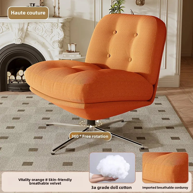 Light Luxury Single Sofa Chair – Bauhaus Medieval Leisure Accent Chair