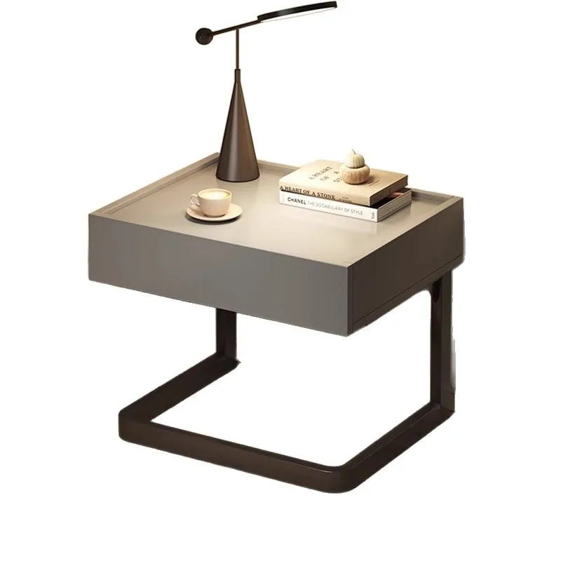 Simple Modern Night Table Storage Creative Nordic Aesthetic Luxury Nightstand Trendy Drawer Home Bedroom Furniture