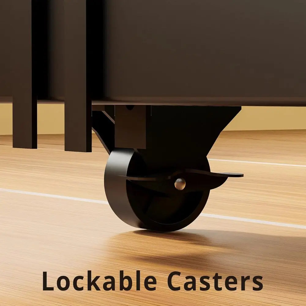 Metal Daybed with Trundle – Upholstered Headboard & Charging Station (Full / Twin XL)