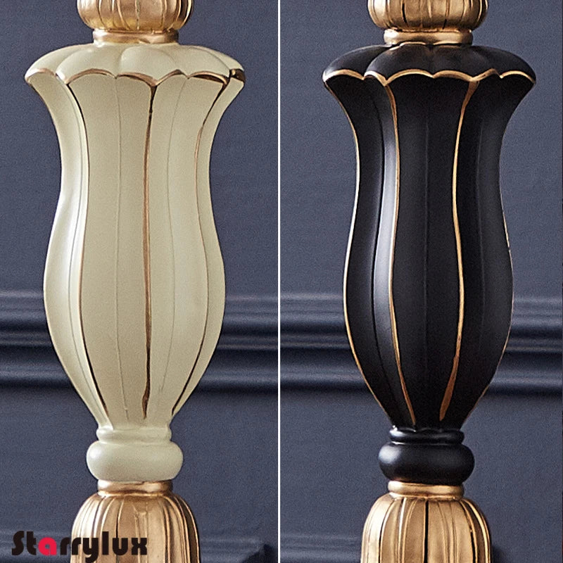European Luxury Vintage Table Lamp American Classic Bedside Lamps Romantic Wedding Room Decor