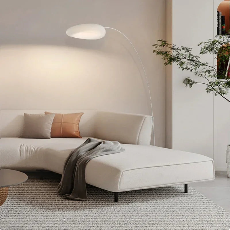 RONIN Fishing Floor Lamp Nordic Modern Family Living Room Beside The Sofa Creative LED Decorative Standing Light