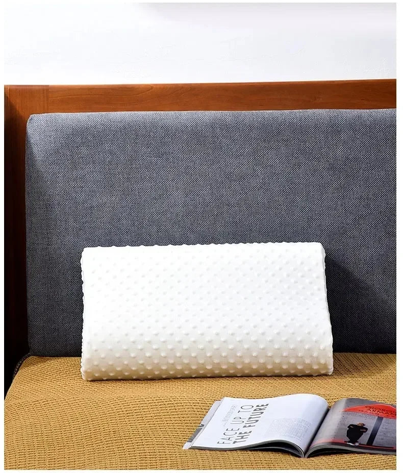 Memory Foam Sleeping Pillow Adjustable Side Sleeping Pillow Relieve Neck and Shoulder Pain Orthopedic Curve Neck Support Pillo