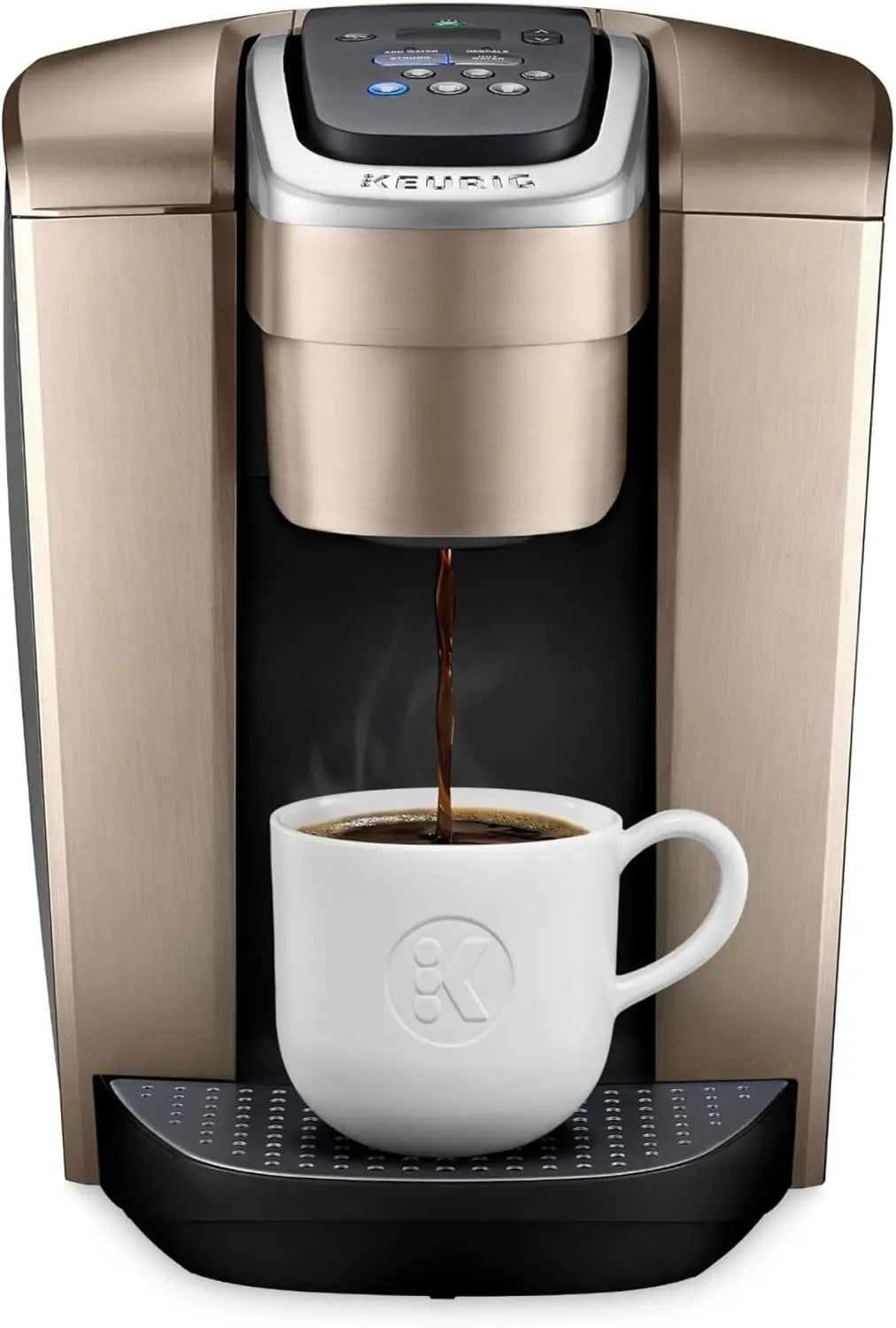 K-Elite Single Serve K-Cup Coffee Maker – Strength & Temperature Control with Iced Coffee