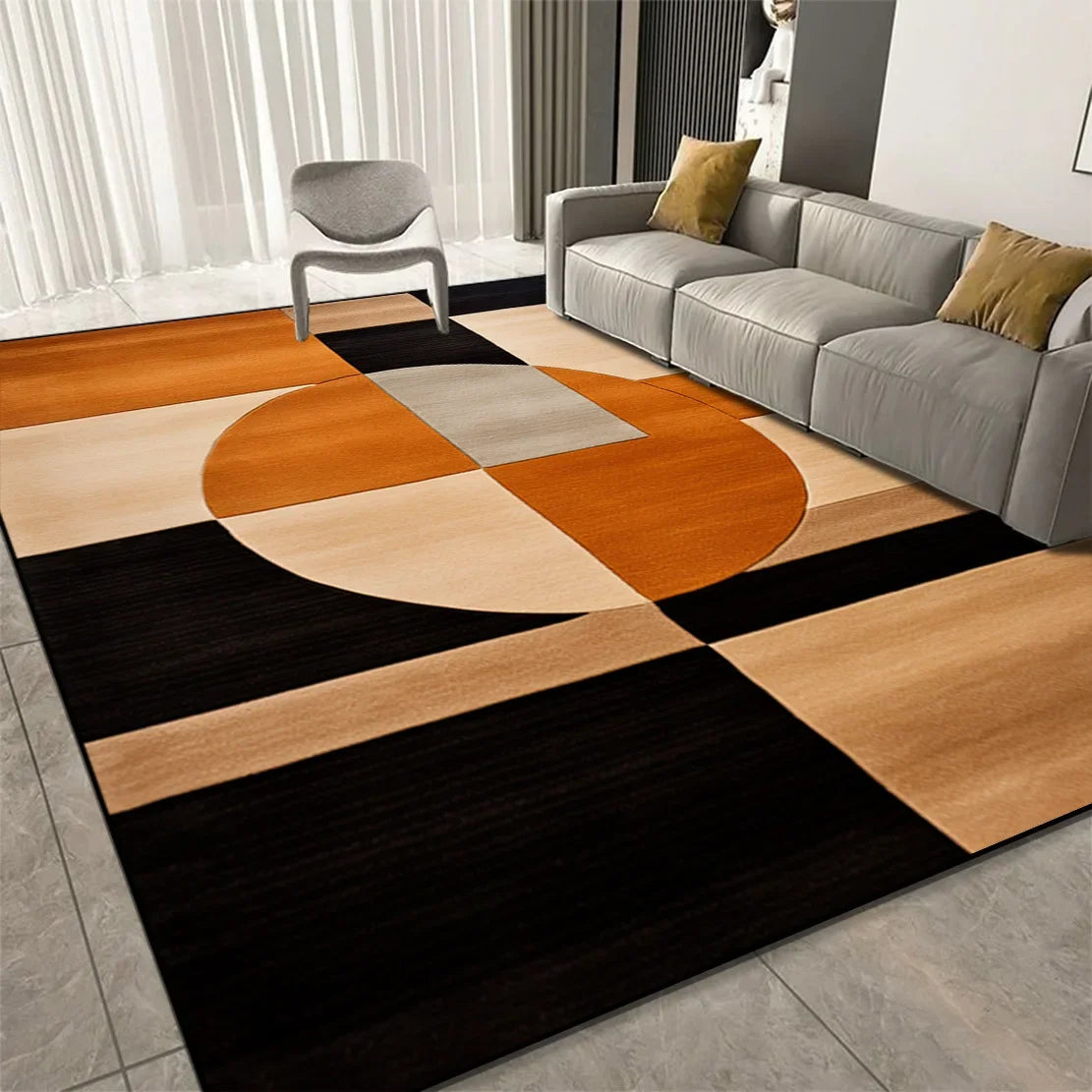 Luxury Geometric Carpets for Living Room Decoration Sofa Large Area Home Rugs for Bedroom Soft Non-slip Mat for Children Коврик