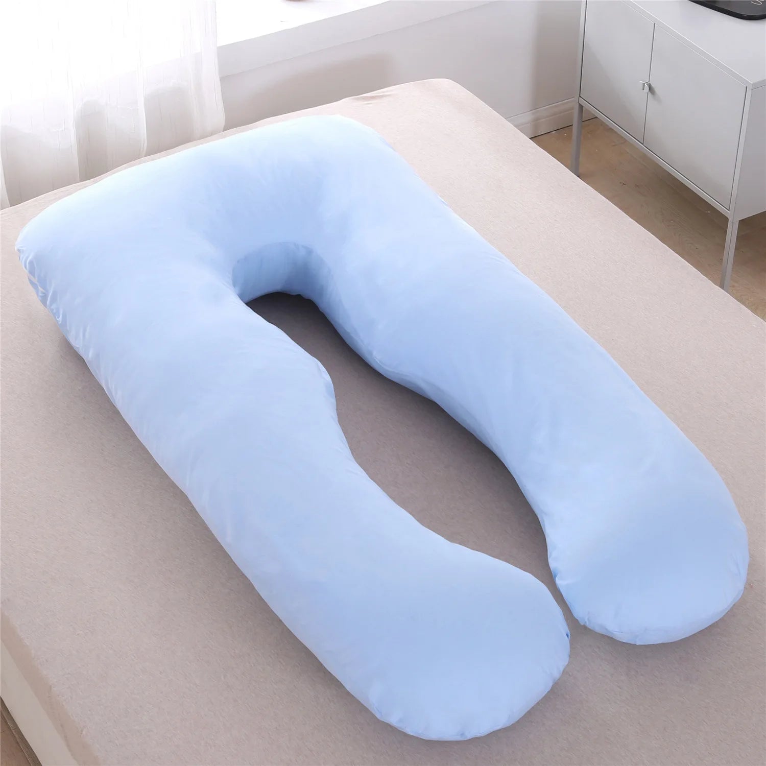 Multifunctional Pregnant Women's Pillow Side Lying Pillow Pure Cotton Detachable and Washable U-shaped Napping Pillow Cushion