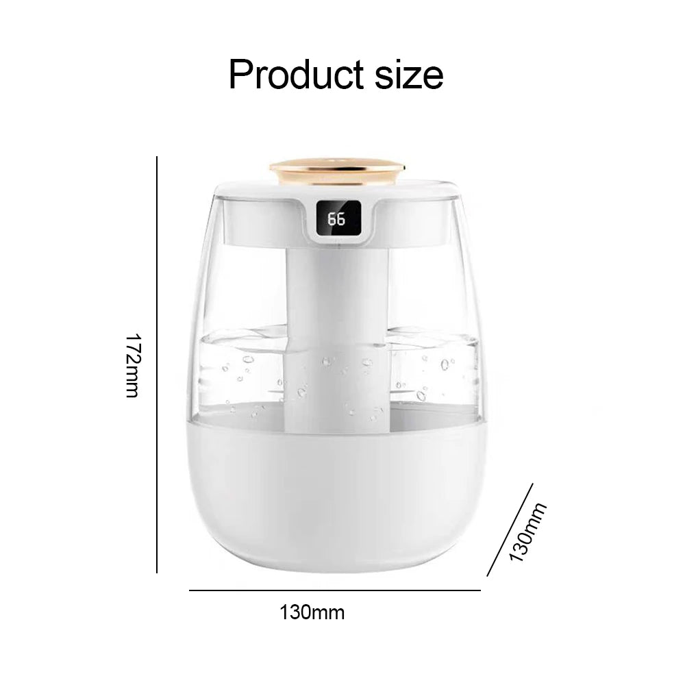 Air Humidifier 1.3L Large Capacity Humidifier USB Double Spray Port Aroma Humidifier Home Essential Oil Diffuser with NightLight