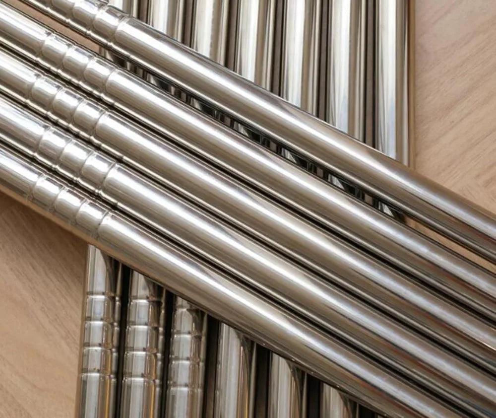 Queen Size Canopy Bed Frame with Stainless Steel Poles – Easy Assembly Bedroom Decor