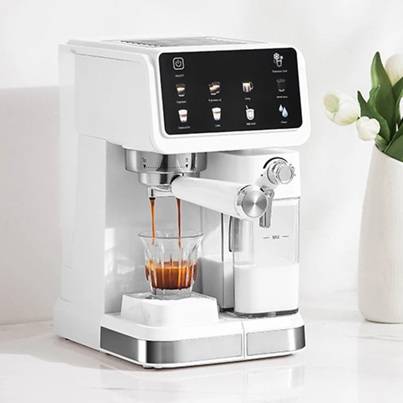 Italian High-Pressure Espresso Machine – Automatic Milk Frothing with Intelligent Color Screen
