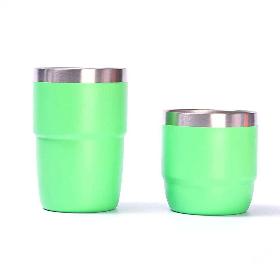 Creative Double-Wall Coffee Cup – 6oz / 8oz Vacuum Flask Tea Cup