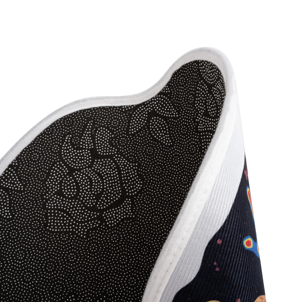 Sneaker Style Graffiti Door Mat – Handprint Printed Non-Slip Entrance Carpet