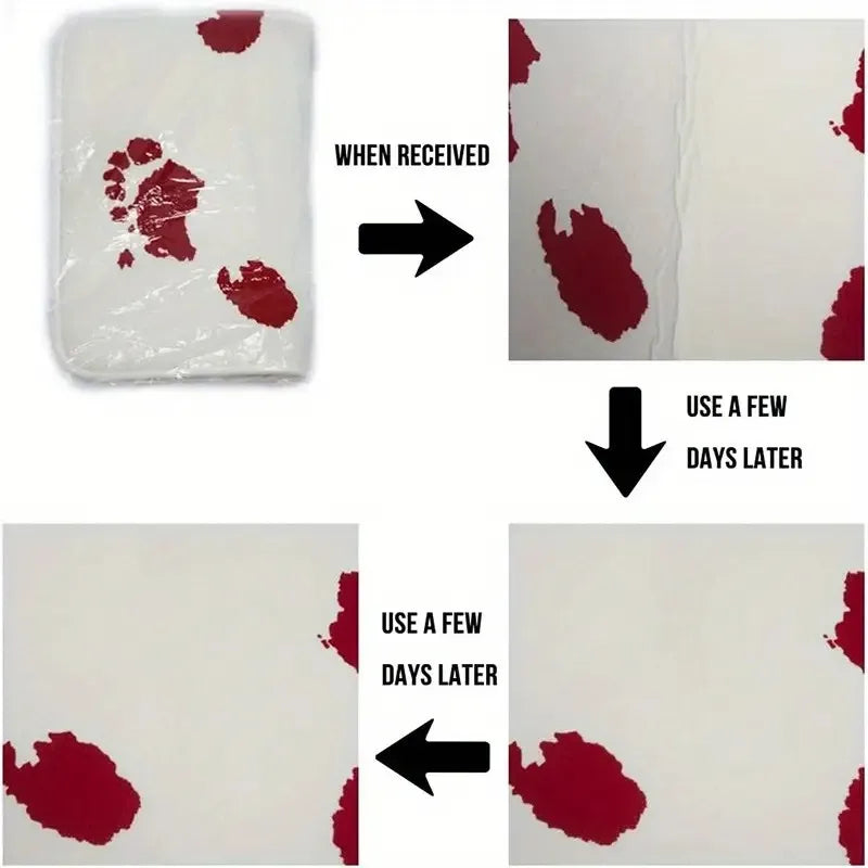 Cute Dog Paw Theme Welcome Rug Doormat Washable Floor Mat for Hallway Living Room Bedroom Entryway Dog-loving Family Decor