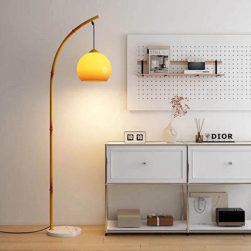 OUTELA Nordic Floor Lamp Modern Family Iiving Room Bedroom Homestay Creativity  LED  Decorative Standing Light