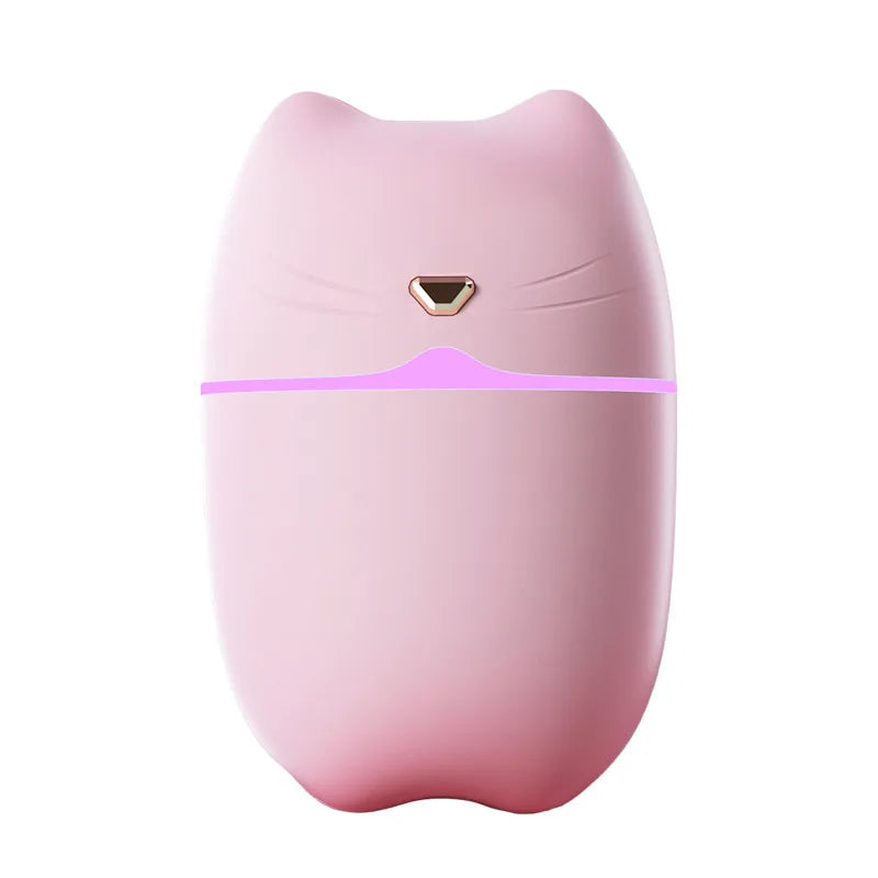 3 in 1 Cute Cat Air Humidifier Diffuser USB Mist Maker Mini Humidificador with night light