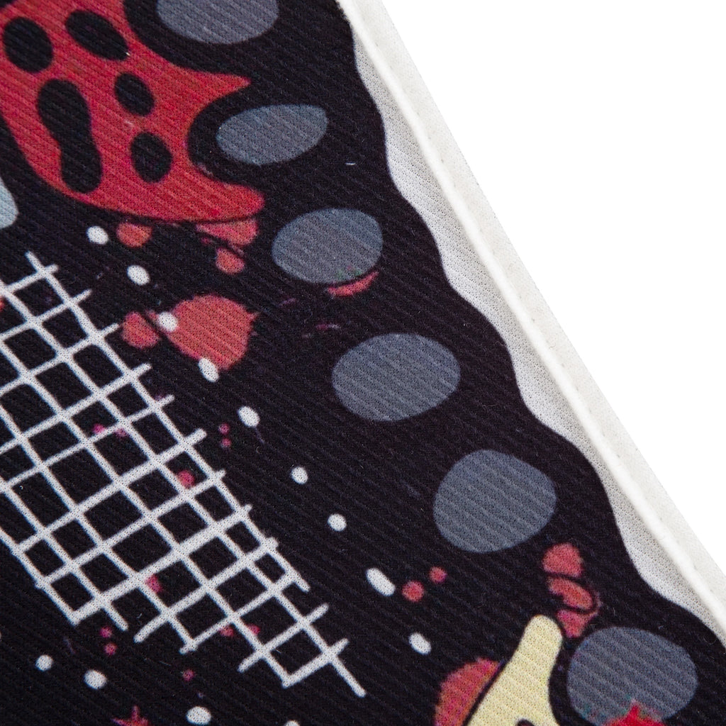 Sneaker Style Graffiti Door Mat – Handprint Printed Non-Slip Entrance Carpet