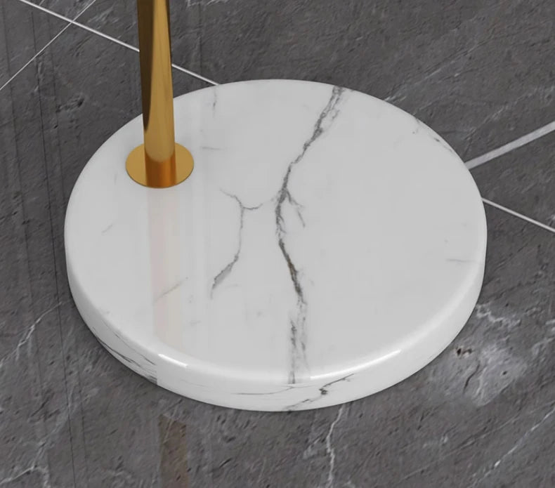 Led Gold/Black Italian Marble Floor Lamp Stand light,Bedside Reading room desk,Living Room Mood light Lighting room decoration
