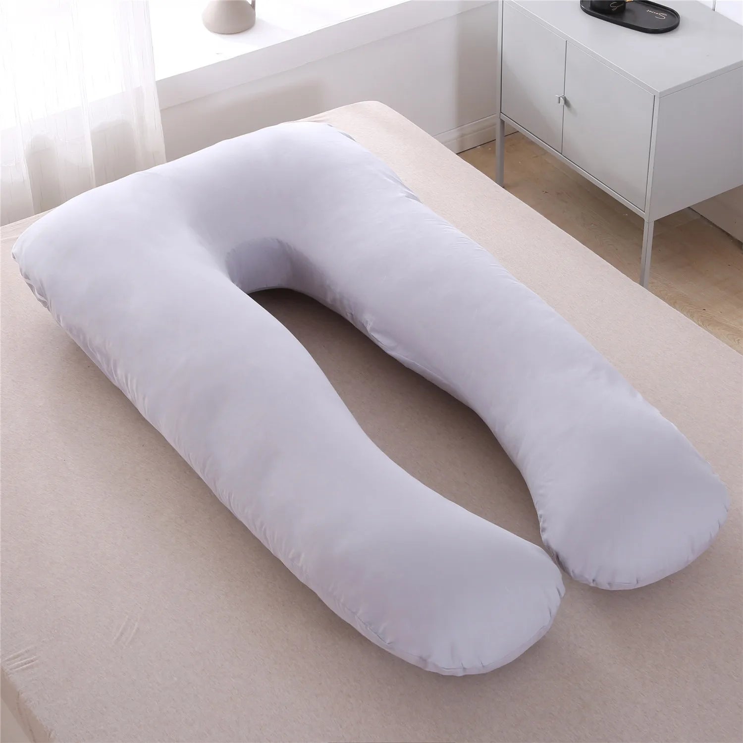 Multifunctional Pregnant Women's Pillow Side Lying Pillow Pure Cotton Detachable and Washable U-shaped Napping Pillow Cushion