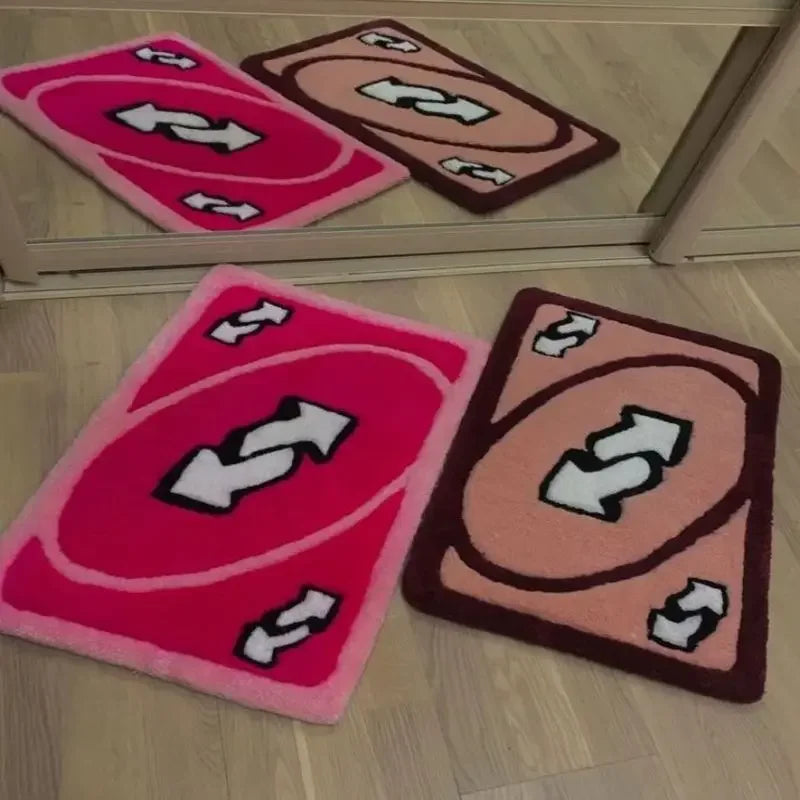 Tufting Poker Rug Y2k Rectangle Bathroom Antislip Carpet Aesthetic Reverse Card Mat Kitchen Fluffy Turf Rug Livingroom Decor